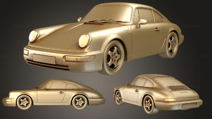 Vehicles (Porsche 911 964, CARS_3132) 3D models for cnc